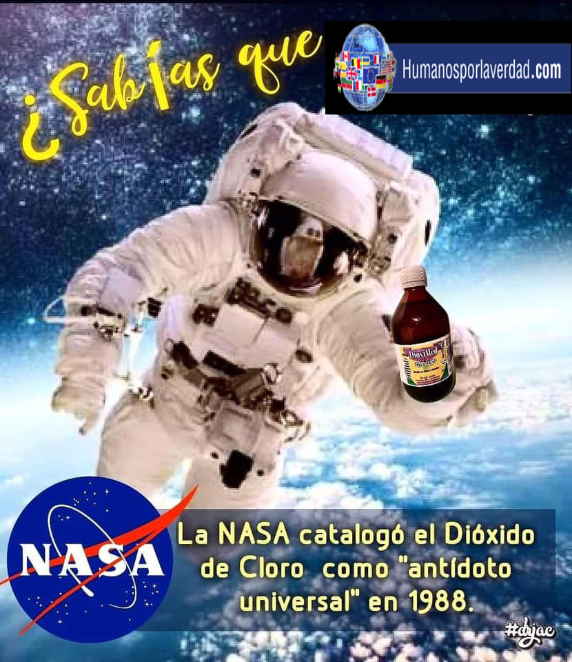 La Nasa catologó al dióxido de cloro como antídoto universal en 1988